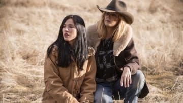 Monica (L - Kelsey Asbille) and Beth (R-Kelly Reilly) gear up with the rest of the Duttons for a final fight with the Becks in the Paramount Network's hit series "Yellowstone." "Enemies by Monday" premieres on Wednesday, August 21 at 10 pm, ET/PT.