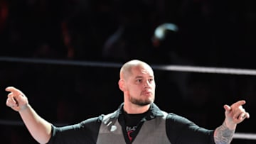 TOKYO,JAPAN - JUNE 29: Baron Corbin enters the ring during the WWE Live Tokyo at Ryogoku Kokugikan on June 29, 2019 in Tokyo, Japan. (Photo by Etsuo Hara/Getty Images)