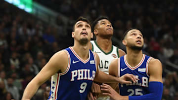 Dario Saric & Ben Simmons | Philadelphia 76ers (Photo by Stacy Revere/Getty Images)