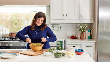 Alex Guarnaschelli for ZENB pasta, photo provided Johnny Miller for ZENB Pasta