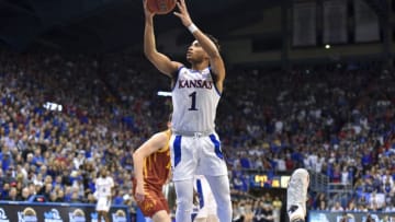 KANSAS BASKETBALL (Photo by Ed Zurga/Getty Images)