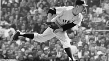 Whitey Ford of the New York Yankees (Photo by Robert Riger/Getty Images)