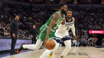 The Boston Celtics host the Timberwolves on Sunday night looking for their sixth straight win. Mandatory Credit: Nick Wosika-USA TODAY Sports