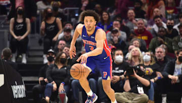 Cade Cunningham #2 of the Detroit Pistons (Photo by Jason Miller/Getty Images)