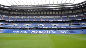 Interior view of the Santiago Bernabeu stadium taken in Madrid on April 22, 2011. AFP PHOTO / DOMINIQUE FAGET (Photo credit should read DOMINIQUE FAGET/AFP/Getty Images)