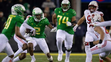 Auburn footballUtah’s Zemaiah Vaughn strips the ball from Oregon wide receiver Dont’e Thornton as the No. 12 Oregon Ducks host the No. 10 Utah Utes in Oregon’s final home game of the season at Autzen Stadium in Eugene, Ore. Saturday, Nov. 19, 2022.Ncaa Football Oregon Utah Football Utah At Oregon