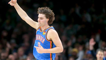 Josh Giddey #3 of the Oklahoma City Thunder (Photo by Ian Maule/Getty Images)