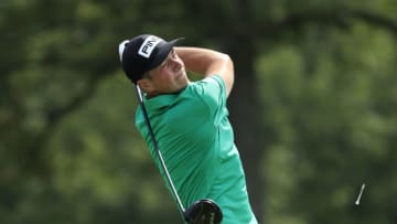 OLYMPIA FIELDS, ILLINOIS - AUGUST 29: Viktor Hovland of Norway plays his shot from the seventh tee during the third round of the BMW Championship on the North Course at Olympia Fields Country Club on August 29, 2020 in Olympia Fields, Illinois. (Photo by Andy Lyons/Getty Images)