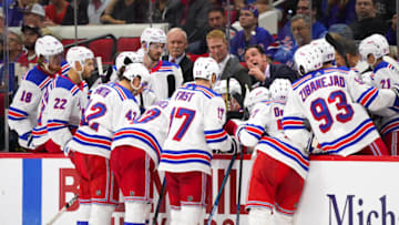 New York Rangers head coach David Quinn. Mandatory Credit: James Guillory-USA TODAY Sports