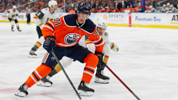 Edmonton Oilers Forward Ryan McLeod #71. Mandatory Credit: Perry Nelson-USA TODAY Sports