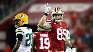 Tight end George Kittle #85 of the San Francisco 49ers (Photo by Ezra Shaw/Getty Images)