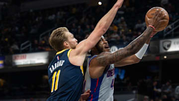 Detroit Pistons forward Saddiq Bey Credit: Trevor Ruszkowski-USA TODAY Sports