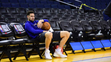 Klay Thompson Atlanta Hawks (Photo by Noah Graham/NBAE via Getty Images)