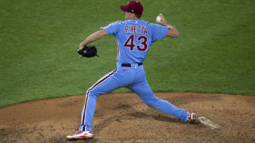 New Boston Red Sox pitcher Nick Pivetta (Photo by Mitchell Leff/Getty Images)