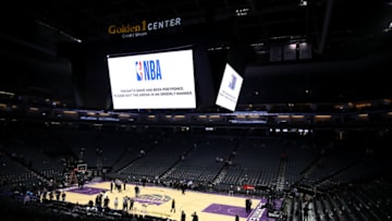 SACRAMENTO, CALIFORNIA - MARCH 11: The game between the New Orleans Pelicans and the Sacramento Kings was postponed because of the corona virus at Golden 1 Center on March 11, 2020 in Sacramento, California. NOTE TO USER: User expressly acknowledges and agrees that, by downloading and or using this photograph, User is consenting to the terms and conditions of the Getty Images License Agreement. (Photo by Ezra Shaw/Getty Images)