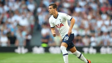 LONDON, ENGLAND - AUGUST 25: Giovani Lo Celso of Tottenham Hotspur in action during the Premier League match between Tottenham Hotspur and Newcastle United at Tottenham Hotspur Stadium on August 25, 2019 in London, United Kingdom. (Photo by Catherine Ivill/Getty Images)