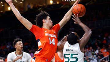 Syracuse basketball, Jesse Edwards (Photo by Michael Reaves/Getty Images)