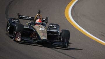 AVONDALE, AZ - APRIL 06: James Hinchcliffe, driver of the #5 Schmidt Peterson Motorsports Honda IndyCar (Photo by Christian Petersen/Getty Images)