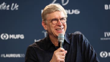 BERLIN, GERMANY - FEBRUARY 17: Arsene Wenger during an interview at the Mercedes Benz Building prior to the Laureus World Sports Awards on February 17, 2020 in Berlin, Germany. (Photo by Boris Streubel/Getty Images for Laureus)
