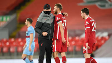 Liverpool, Jurgen Klopp, Nathaniel Phillips (Photo by Peter Powell - Pool/Getty Images)