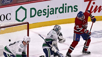 Mar 19, 2021; Montreal, Quebec, CAN; Montreal Canadiens Nick Suzuki Mandatory Credit: Jean-Yves Ahern-USA TODAY Sports