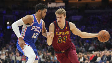 Lauri Markkanen, Cleveland Cavaliers. Photo by Mitchell Leff/Getty Images