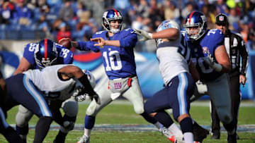 Eli Manning, New York Giants. (Photo by Frederick Breedon/Getty Images)