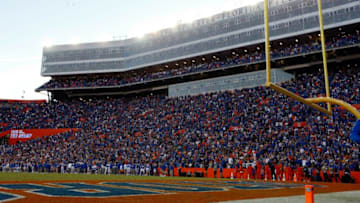 Nov 3, 2018; Gainesville, FL, USA; A general view of Ben Hill Griffin Stadium during the second half between the Florida Gators and Missouri Tigers . Mandatory Credit: Kim Klement-USA TODAY Sports
