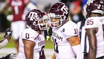 Kellen Mond, Teas A&M Football Mandatory Credit: Jeff Blake-USA TODAY Sports