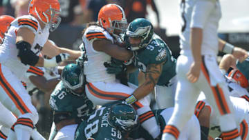CLEVELAND, OH - SEPTEMBER 09: Jason Babin