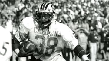 South Carolina football's only Heisman Trophy winner, running back George Rogers, dominated the 1980 season. Mandatory Credit: Malcolm Emmons-USA TODAY Sports