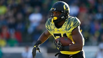 EUGENE, OR - OCTOBER 28: Royce Freeman