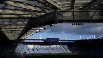 LEICESTER, ENGLAND - DECEMBER 14: A general view inside the stadium prior to during the Premier League match between Leicester City and Norwich City at The King Power Stadium on December 14, 2019 in Leicester, United Kingdom. (Photo by Ross Kinnaird/Getty Images)