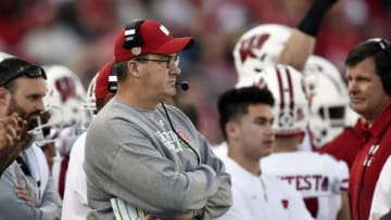 Paul Chryst, Wisconsin Badgers. (Mandatory Credit: Robert Hanashiro-USA TODAY Sports)