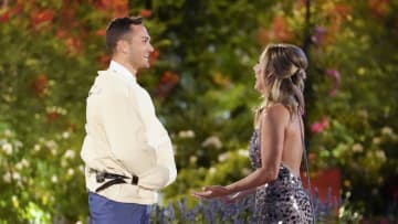 THE BACHELORETTE - "1601" - Clare Crawley will finally embark on her journey to find her soul mate as "The Bachelorette" returns for its sizzling 16th season on a new night. After putting Juan Pablo in his place on the memorable, 18th season finale of "The Bachelor," and gaining a new sense of resolve and self-worth, Clare is more than ready to put her romantic disappointments in the rearview mirror and start a wild ride to find her happily ever after on the season premiere of "The Bachelorette," TUESDAY, OCT. 13 (8:00-10:01 p.m. EDT), on ABC. (ABC/Craig Sjodin)JAY, CLARE CRAWLEY
