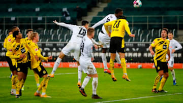 Borussia Dortmund endured more set piece woes (Photo by WOLFGANG RATTAY/POOL/AFP via Getty Images)