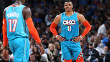 Russell Westbrook, OKC Thunder(Photo by Zach Beeker/NBAE via Getty Images)