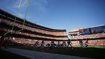 CLEVELAND, OH - OCTOBER 01: The Cleveland Browns take on the Cincinnati Bengals at FirstEnergy Stadium on October 1, 2017 in Cleveland, Ohio. (Photo by Justin Aller /Getty Images)