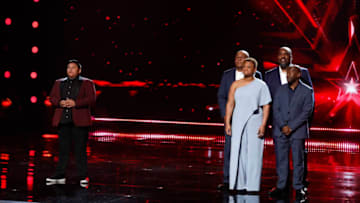 AMERICA'S GOT TALENT -- "Live Results 5" Episode 1421 -- Pictured: (l-r) Luke Islam, Voices of Service -- (Photo by: Trae Patton/NBC/NBCU Photo Bank via Getty Images)