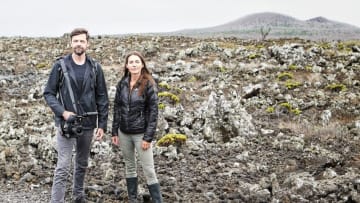 Filmmaker and explorer J.J. Kelley and journalist Kinga Philipps journey off the map and into the wilderness to track down answers to puzzling missing persons cases in new series “Lost in the Wild.”.. Courtesy of Travel Channel