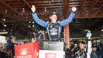 BROOKLYN, MI - JUNE 10: Clint Bowyer, driver of the #14 Haas 30 Years of the VF1 Ford (Photo by Jeff Zelevansky/Getty Images)