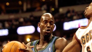 Minnesota Timberwolves big man Kevin Garnett. (MARK LEFFINGWELL/AFP via Getty Images)