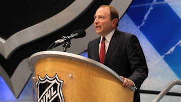 Toronto Maple Leafs - Gary Bettman, Commissioner of the NHL (Photo by Bruce Bennett/Getty Images)