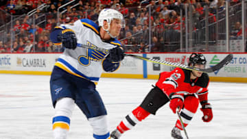 NEWARK, NJ - NOVEMBER 07: Jaden Schwartz