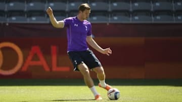 Jul 28, 2015; Denver, CO, USA; Tottenham Hotspur defender Jan Vertonghen during training in advance of the 2015 MLS All Star Game at Dick's Sporting Goods Park. Mandatory Credit: Kyle Terada-USA TODAY Sports