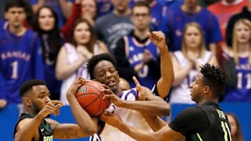 LAWRENCE, KS - JANUARY 20: Marcus Garrett