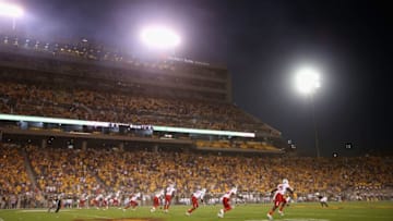 TEMPE, AZ - SEPTEMBER 10: Texas Tech Red Raiders kicks off against the Arizona State Sun Devils during the college football game at Sun Devil Stadium on September 10, 2015 in Tempe, Arizona. (Photo by Christian Petersen/Getty Images)