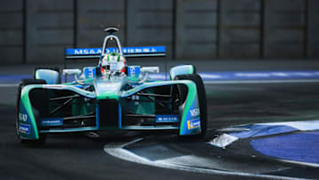 MEXICO CITY, MEXICO - MARCH 03: Antonio Felix Da Costa of Portugal and MSD&AD Andretti competes during the Mexico E-Prix as part of the Formula E Championship at Autodromo Hermanos Rodriguez on March 03, 2018 in Mexico City, Mexico. (Photo by Manuel Velasquez/Getty Images)