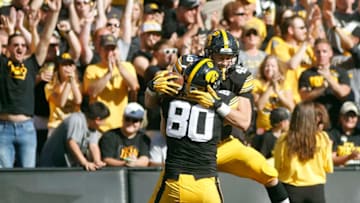 IOWA CITY, IA - SEPTEMBER 26: Tight end George Kittle