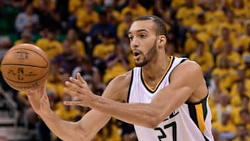 SALT LAKE CITY, UT - MAY 6: Rudy Gobert (Photo by Gene Sweeney Jr/Getty Images)